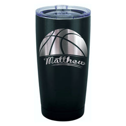 Personalized Basketball Tumbler - JCS Designs