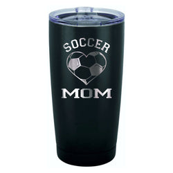 Soccer Mom Heart Tumbler - JCS Designs