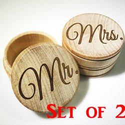 Mr and Mrs Ring Box Set - JCS Designs