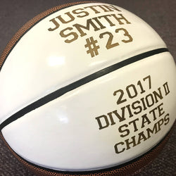 Personalized Full Size Basketball - JCS Designs