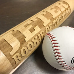 Personalized Full Size Baseball Bat - 2 Lines - JCS Designs