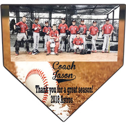 Baseball Home Plate Plaque, Baseball Award, Team Gift, Baseball Gift, Coach Gift, Softball Gift, Team Award, Team Trophy, Sports Award